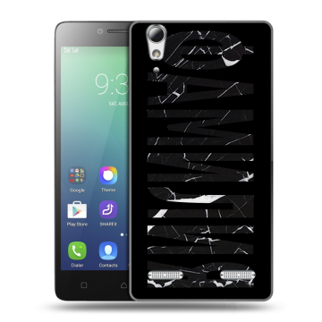Силиконовый чехол на Lenovo A6010 с принтом ФАМИЛИЯ