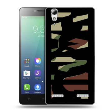 Силиконовый чехол на Lenovo A6010 с принтом NAME