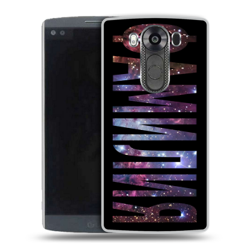 Силиконовый чехол на LG V10 с принтом ФАМИЛИЯ