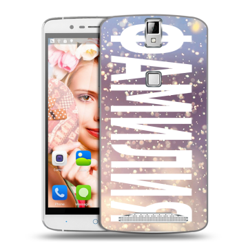 Пластиковый чехол на Elephone P8000 с принтом ФАМИЛИЯ