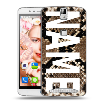 Пластиковый чехол на Elephone P8000 с принтом NAME