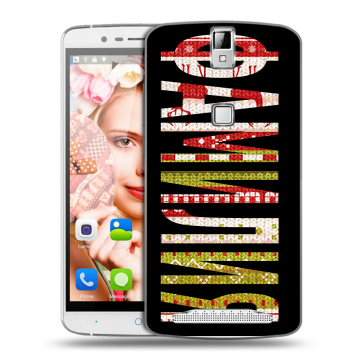 Пластиковый чехол на Elephone P8000 с принтом ФАМИЛИЯ