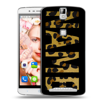 Пластиковый чехол на Elephone P8000 с принтом NAME
