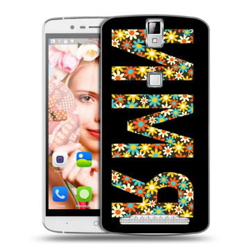 Пластиковый чехол на Elephone P8000 с принтом ИМЯ