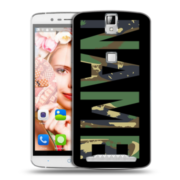 Пластиковый чехол на Elephone P8000 с принтом NAME