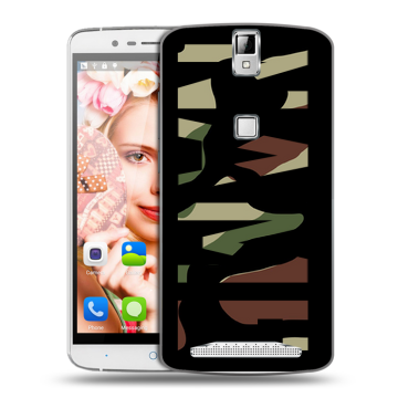 Пластиковый чехол на Elephone P8000 с принтом NAME