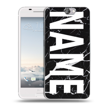 Силиконовый чехол на HTC One A9 с принтом NAME
