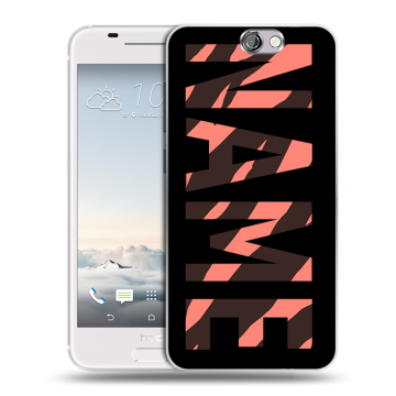 Силиконовый чехол на HTC One A9 с принтом NAME