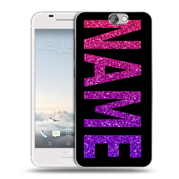 Силиконовый чехол на HTC One A9 с принтом NAME