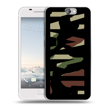 Силиконовый чехол на HTC One A9 с принтом NAME