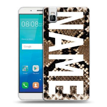 Пластиковый чехол на Huawei ShotX с принтом NAME