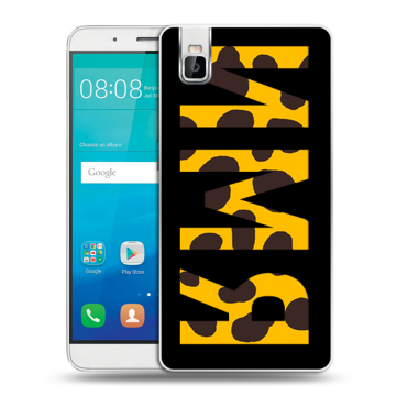 Пластиковый чехол на Huawei ShotX с принтом ИМЯ