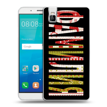 Пластиковый чехол на Huawei ShotX с принтом ФАМИЛИЯ
