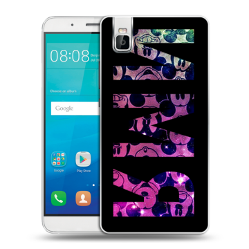 Пластиковый чехол на Huawei ShotX с принтом ИМЯ