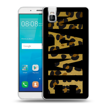 Пластиковый чехол на Huawei ShotX с принтом NAME