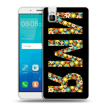 Пластиковый чехол на Huawei ShotX с принтом ИМЯ