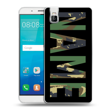 Пластиковый чехол на Huawei ShotX с принтом NAME
