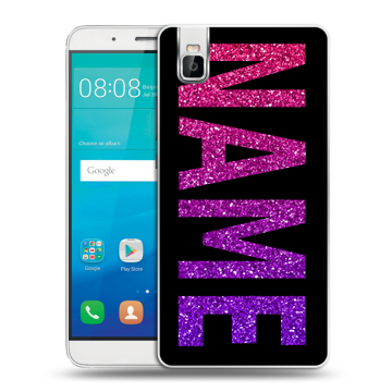 Пластиковый чехол на Huawei ShotX с принтом NAME