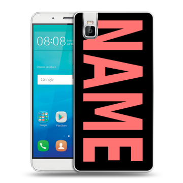 Пластиковый чехол на Huawei ShotX с принтом NAME