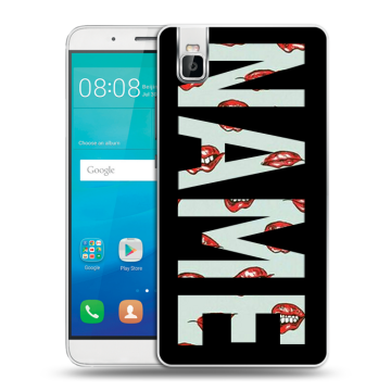 Пластиковый чехол на Huawei ShotX с принтом NAME