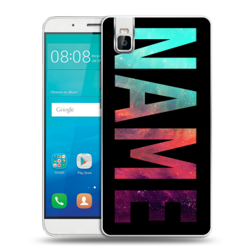 Пластиковый чехол на Huawei ShotX с принтом NAME