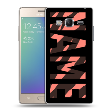 Пластиковый чехол на Samsung Z3 с принтом NAME