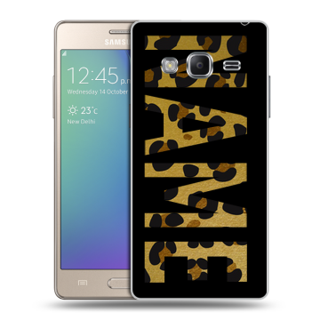 Пластиковый чехол на Samsung Z3 с принтом NAME