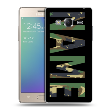 Пластиковый чехол на Samsung Z3 с принтом NAME