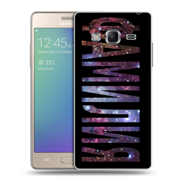 Пластиковый чехол на Samsung Z3 с принтом ФАМИЛИЯ