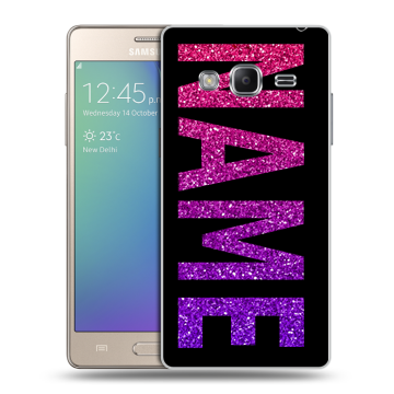 Пластиковый чехол на Samsung Z3 с принтом NAME
