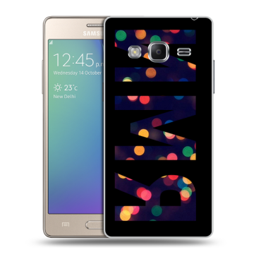 Пластиковый чехол на Samsung Z3 с принтом ИМЯ