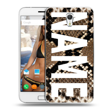 Силиконовый чехол на ZUK Z1 с принтом NAME