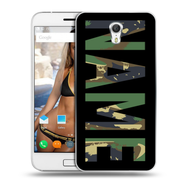 Силиконовый чехол на ZUK Z1 с принтом NAME