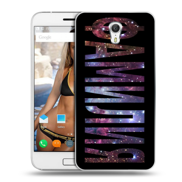 Силиконовый чехол на ZUK Z1 с принтом ФАМИЛИЯ