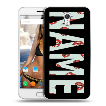 Силиконовый чехол на ZUK Z1 с принтом NAME