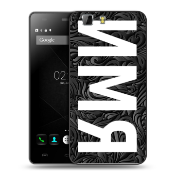 Силиконовый чехол на Doogee X5 с принтом ИМЯ