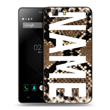 Силиконовый чехол на Doogee X5 с принтом NAME
