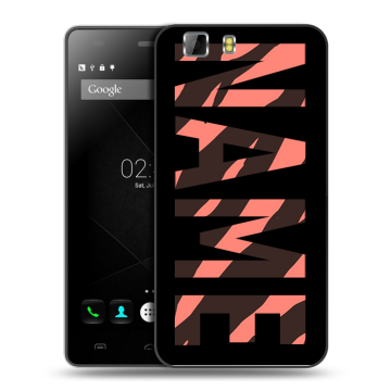 Силиконовый чехол на Doogee X5 с принтом NAME
