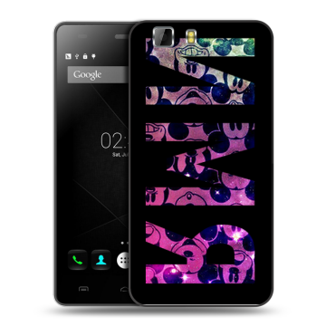 Силиконовый чехол на Doogee X5 с принтом ИМЯ