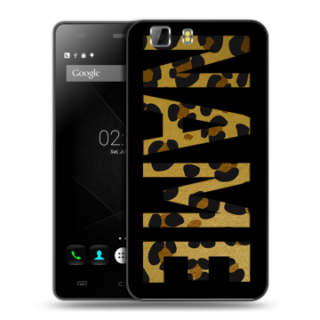 Силиконовый чехол на Doogee X5 с принтом NAME