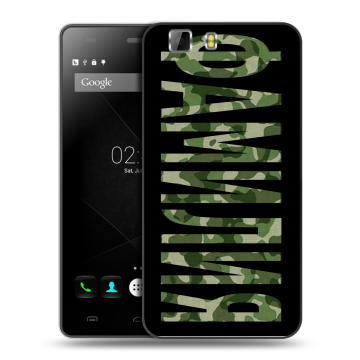 Силиконовый чехол на Doogee X5 с принтом ФАМИЛИЯ