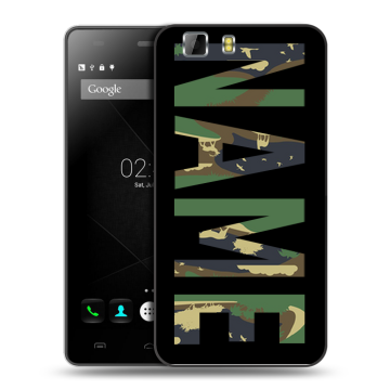 Силиконовый чехол на Doogee X5 с принтом NAME