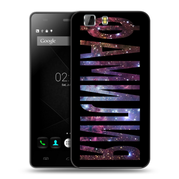 Силиконовый чехол на Doogee X5 с принтом ФАМИЛИЯ