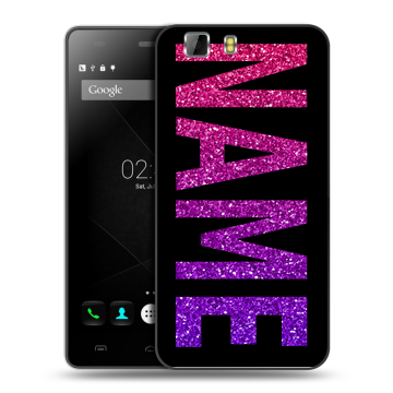 Силиконовый чехол на Doogee X5 с принтом NAME