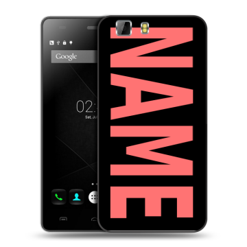 Силиконовый чехол на Doogee X5 с принтом NAME
