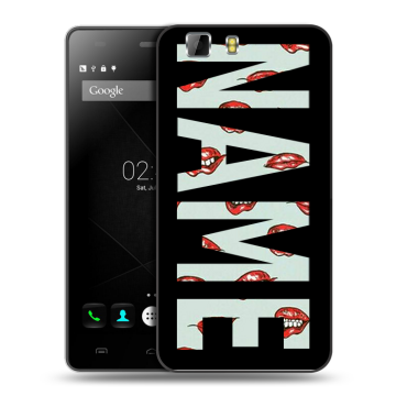 Силиконовый чехол на Doogee X5 с принтом NAME