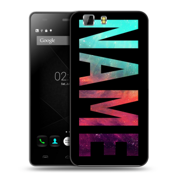 Силиконовый чехол на Doogee X5 с принтом NAME