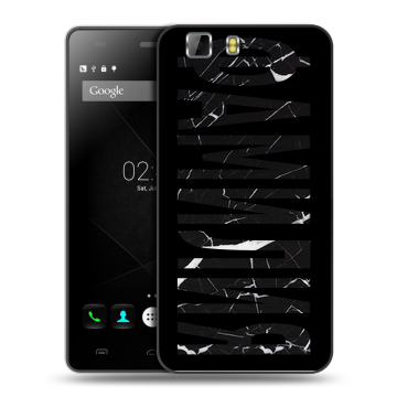 Силиконовый чехол на Doogee X5 с принтом ФАМИЛИЯ