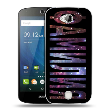 Силиконовый чехол на Acer Liquid Z530 с принтом ФАМИЛИЯ