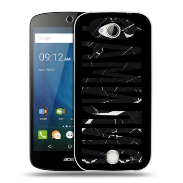Силиконовый чехол на Acer Liquid Z530 с принтом ФАМИЛИЯ